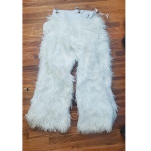 J Valentine Light Up Faux Fur Pants